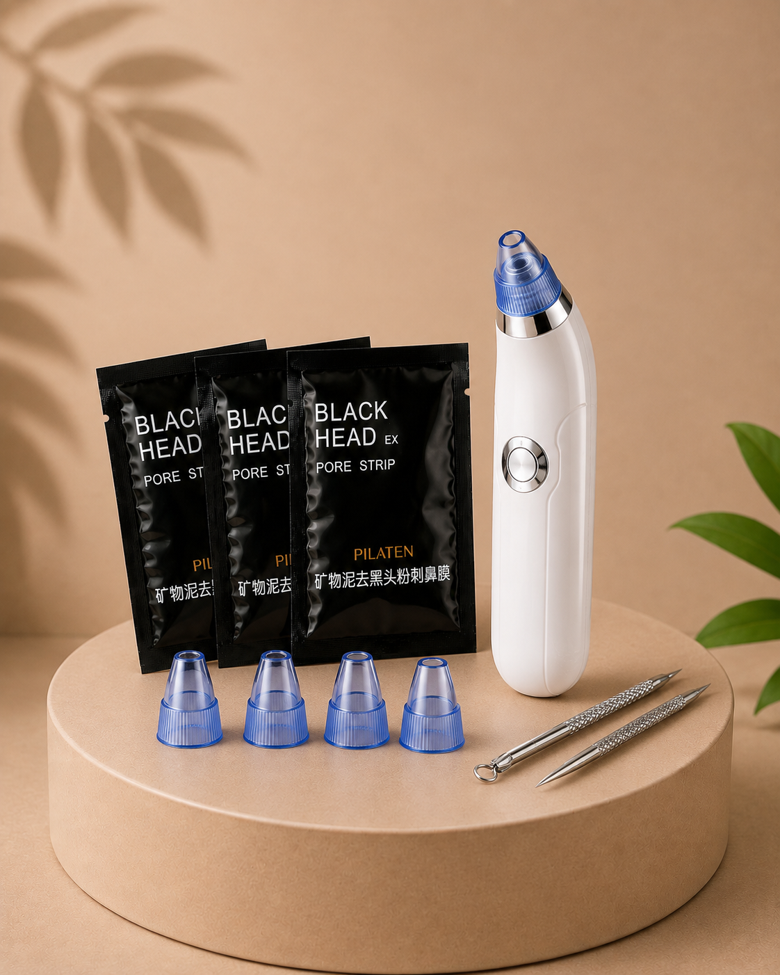 Removedor de Puntos Negros + Mascara nasal + Aguja quita puntos negros